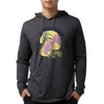thumbnail image 1 of CafePress - Mardi Gras Flamingo Long Sleeve T Shirt - Mens Hooded Shirt, 1 of 3