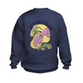 thumbnail image 1 of CafePress - Mardi Gras Flamingo Sweatshirt - Kids Sweatshirt, Youth Crew Neck Sweatshirt, 1 of 4
