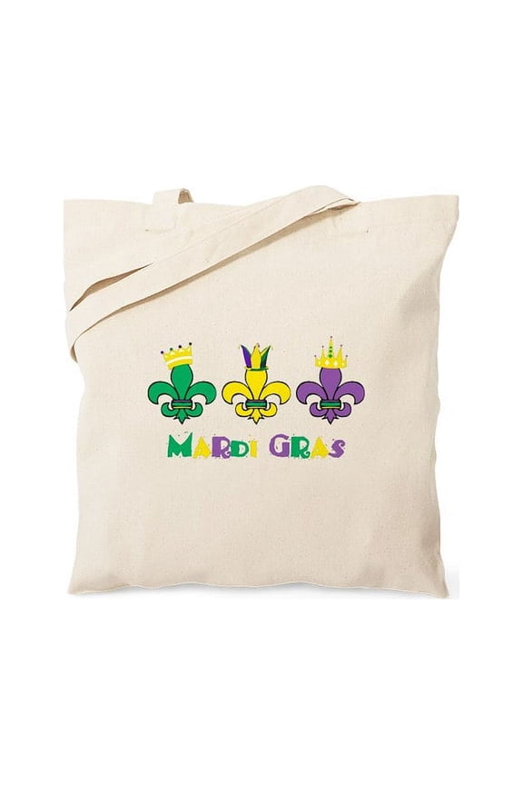 - Mardi Gras Royalty Party New Orleans Tote Bag - Unisex Canvas Tote Bag, Beige, 1-Piece