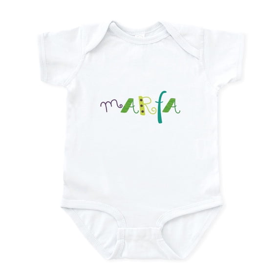 CafePress - Marfa Body Suit - Baby Light Bodysuit, Size Newborn - 24 Months