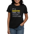 thumbnail image 1 of CafePress - Marketing Thing Women's Dark T Shirt - Women's Traditional Fit Dark T-Shirt, 1 of 4