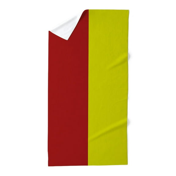 CafePress - Maroon And Gold - Large Beach Towel, Soft 30"x60" Towel with Unique Design