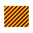 thumbnail image 1 of CafePress - Maroon And Gold Striped Throw Blanket - Soft Fleece Throw Blanket, 50"x60" for All Ages, 1 of 5