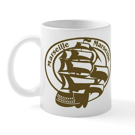 CafePress - Marseille Mug - 11 oz Ceramic Mug - Novelty Coffee Tea Cup