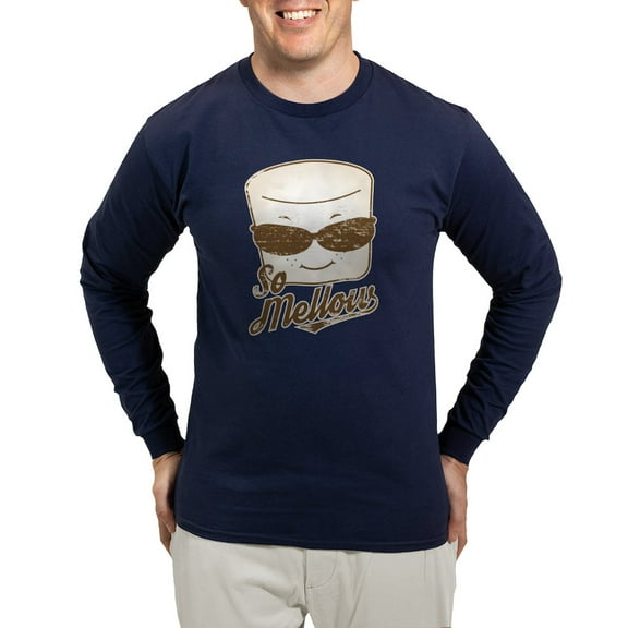 CafePress - Marsh Mellow Long Sleeve Dark T Shirt - Long Sleeve Dark T-Shirt