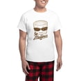 thumbnail image 1 of CafePress - Marsh Mellow Men's Light Pajamas - Men's Light Loose Fit Cotton Pajama Set, 1 of 7