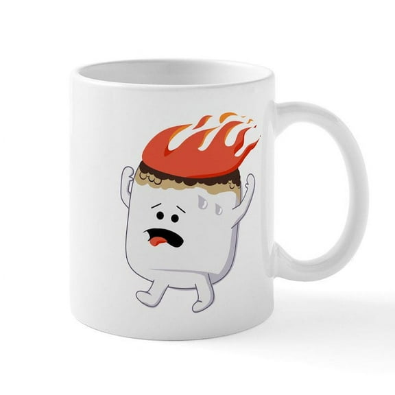 CafePress - Marshmallow Mug - 11 oz Ceramic Mug - Novelty Coffee Tea Cup