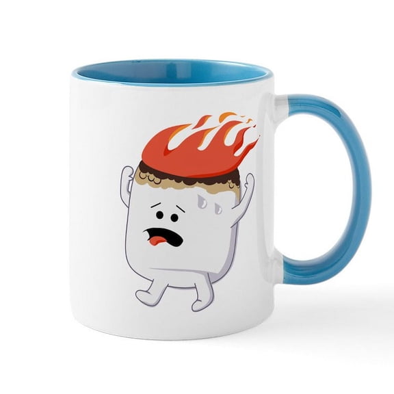 CafePress - Marshmallow Mug - 11 oz Ceramic Mug - Novelty Coffee Tea Cup