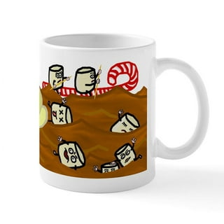 Ursa Cute Marshmallow Hot Chocolate Mugs, Ceramic Set, Cups for Coffee, Hot  Chocolate, Hot Cocoa - Funny Coffee