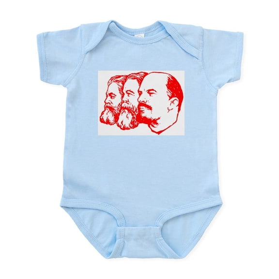 CafePress - Marx, Engels & Lenin Infant Bodysuit - Baby Light Bodysuit, Size Newborn - 24 Months