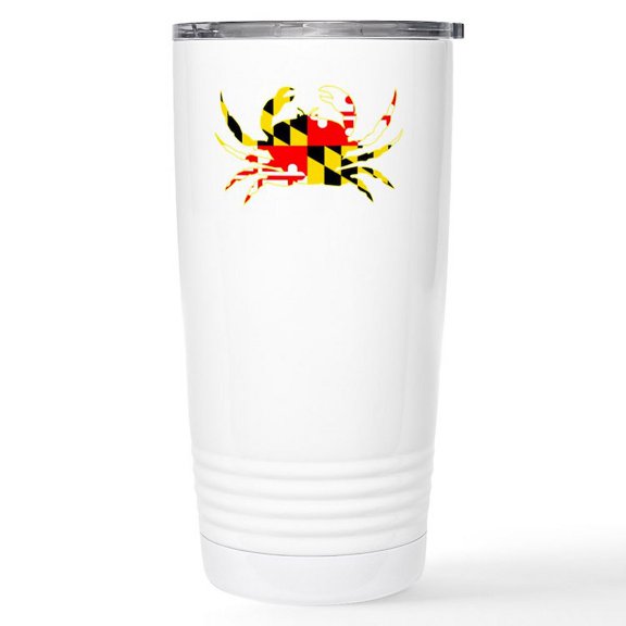 CafePress - Maryland Crab Stainless Steel Travel Mug - Insulated Stainless Steel Travel Tumbler 20 oz.
