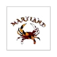 thumbnail image 1 of CafePress - Maryland Flag Crab Sticker - Square Sticker 3" x 3", 1 of 1