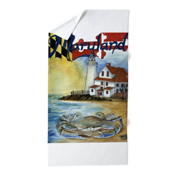 CafePress - Maryland Lighthouse - Large Beach Towel, Soft 30"x60" Towel with Unique Design