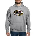 thumbnail image 1 of CafePress - Maryland MD Oval (W/Flag) Hooded Sweatshirt - Pullover Hoodie, Hooded Sweatshirt, 1 of 3