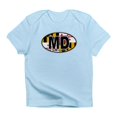 thumbnail image 1 of CafePress - Maryland MD Oval (W/Flag) T Shirt - Infant T-Shirt, 1 of 4