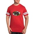 thumbnail image 1 of CafePress - Maryland MD Oval (W/Flag) T Shirt - Mens Football Shirt, 1 of 4