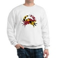 thumbnail image 1 of CafePress - Maryland State Flag Crab Sweatshirt - Crew Neck Sweatshirt, 1 of 4