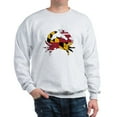 thumbnail image 1 of CafePress - Maryland State Flag Crab Sweatshirt - Crew Neck Sweatshirt, 1 of 4