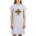 thumbnail image 1 of CafePress - Masked Fleur De Lis T Shirt - Women's Nightshirt, 1 of 4
