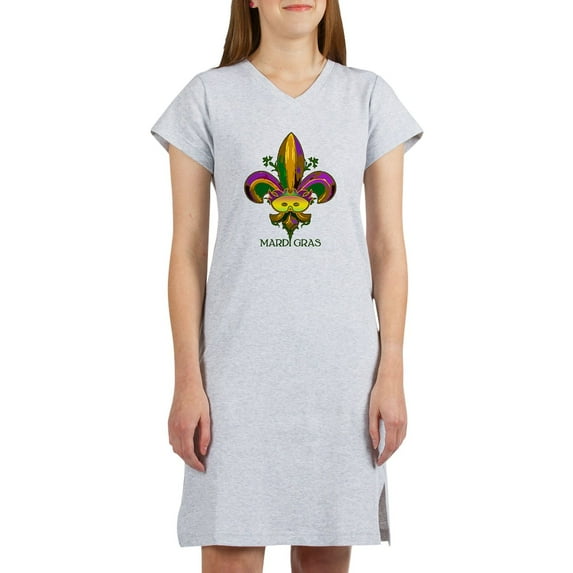 CafePress - Masked Fleur De Lis T Shirt - Women's Nightshirt
