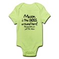 thumbnail image 1 of CafePress - Mason Is The Boss Infant Bodysuit - Baby Light Bodysuit, 1 of 1