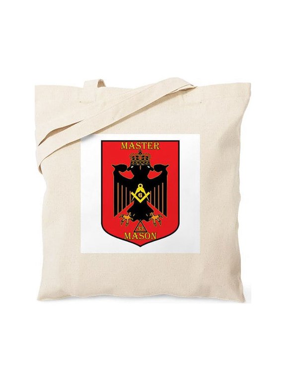 - Masonic 33Rd Degree Tote Bag - Unisex Canvas Tote Bag, Beige, 1-Piece
