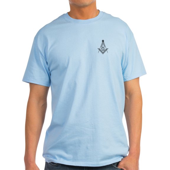 CafePress - Masonic Ash Grey T-Shirt - Light T-Shirt - CP