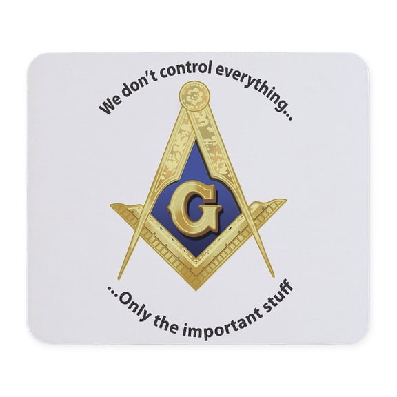 CafePress - Masonic Blue Lodge Mouse Pad Mousepad - Non-slip Rubber Mousepad, Gaming Mouse Pad