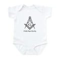 thumbnail image 1 of CafePress - Masonic Infant Bodysuit - Baby Light Bodysuit, Size Newborn - 24 Months, 1 of 4