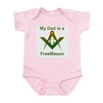 thumbnail image 1 of CafePress - Masonic My Dad Is A Freemason Infant Creeper - Baby Light Bodysuit, Size Newborn - 24 Months, 1 of 4