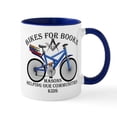 thumbnail image 1 of CafePress - Masons Bikes For Books Program Mug - 11 oz Ceramic Mug - Novelty Coffee Tea Cup, 1 of 4