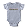 thumbnail image 1 of CafePress - Mass Rbw Txt - Cute Infant Baby Football Bodysuit, 1 of 3