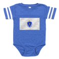 thumbnail image 1 of CafePress - Massachusetts State Flag - Cute Infant Baby Football Bodysuit, 1 of 3