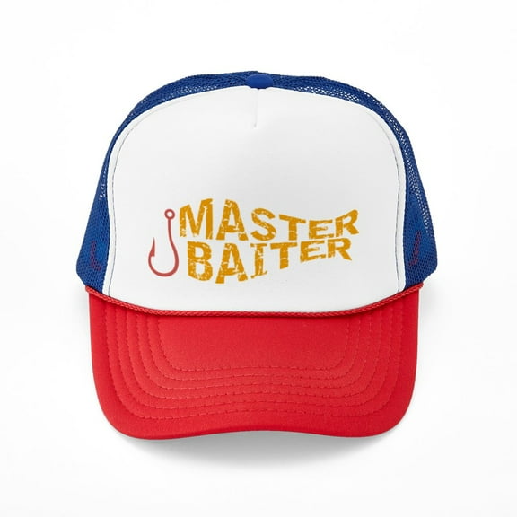CafePress - Master Baiter - Adjustable Unisex Printed Trucker Hat with Mesh Back