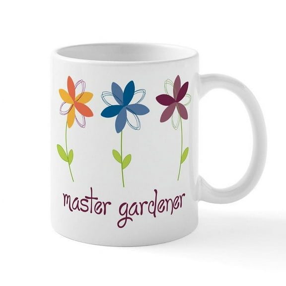 CafePress - Master Gardener Mug - 11 oz Ceramic Mug - Novelty Coffee Tea Cup