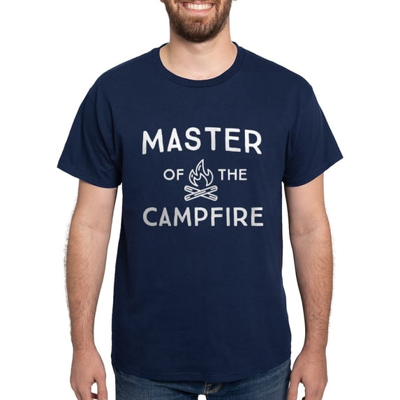 CafePress - Master Of The Campfire T Shirt - Men's Classic Graphic Cotton T-Shirt