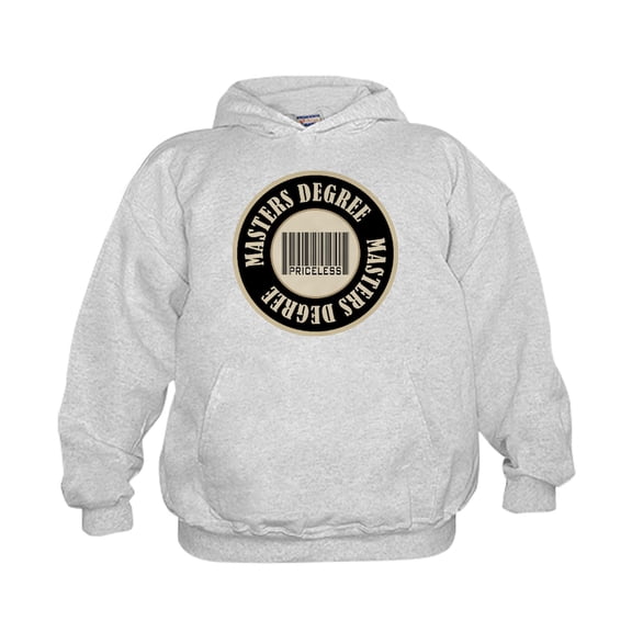 CafePress - Masters Degree Priceless Bar Code - Kids Hooded Sweatshirt, Classic Hoodie