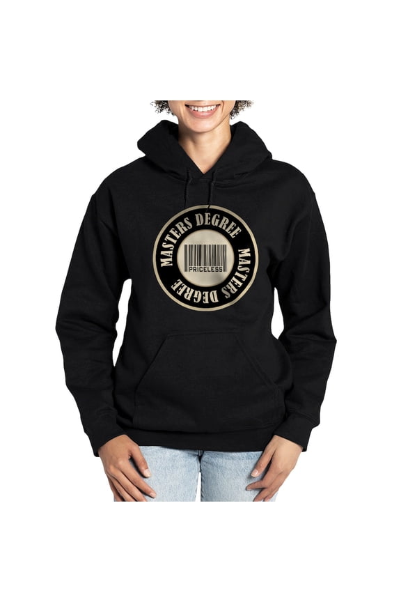 - Masters Degree Priceless Bar Code - Pullover Hoodie, Classic & Comfortable Hooded Sweatshirt