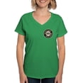 thumbnail image 1 of CafePress - Masters Degree Priceless Bar Code Women's V Neck D - Women's V-Neck Dark T-Shirt, 1 of 4