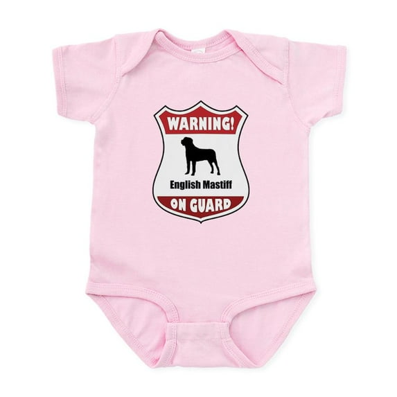 CafePress - Mastiff On Guard Infant Bodysuit - Baby Light Bodysuit, Size Newborn - 24 Months
