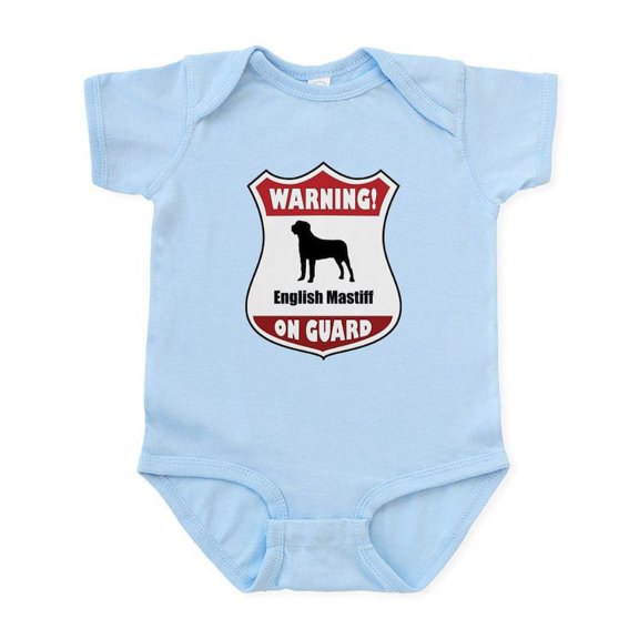 CafePress - Mastiff On Guard Infant Bodysuit - Baby Light Bodysuit, Size Newborn - 24 Months