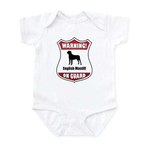CafePress - Mastiff On Guard Infant Bodysuit - Baby Light Bodysuit, Size Newborn - 24 Months