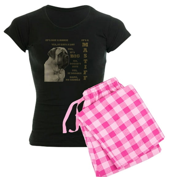 CafePress - Mastiffenglish - Women's Dark Pajamas
