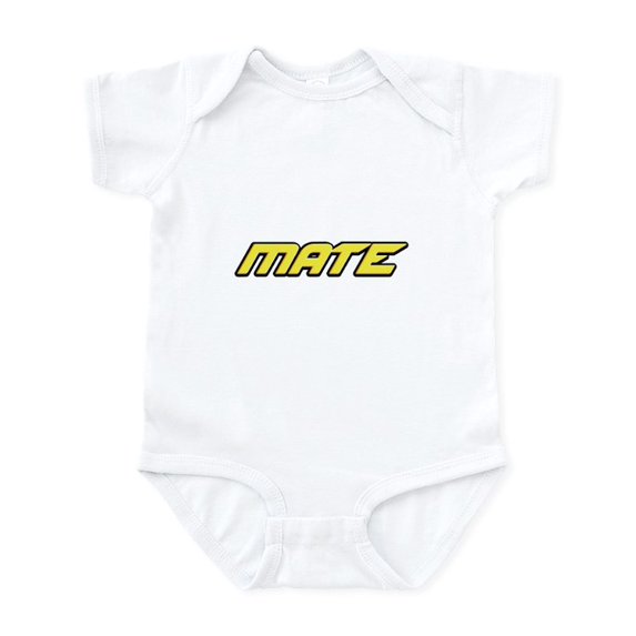CafePress - Mate Body Suit - Baby Light Bodysuit, Size Newborn - 24 Months