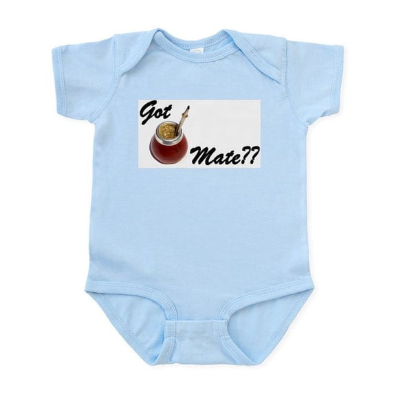CafePress - Mate Body Suit - Baby Light Bodysuit, Size Newborn - 24 Months