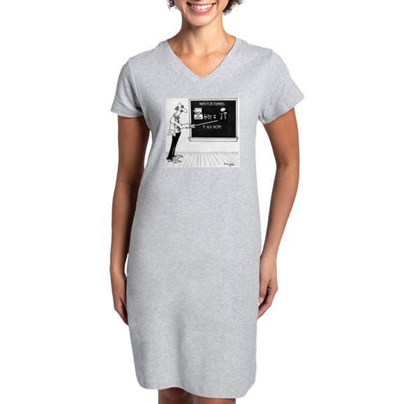 CafePress - Math Cartoon 5850 - Women's Nightshirt
