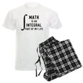 thumbnail image 1 of CafePress - Math Is An Integral Part Of M Men's Light Pajamas - Men's Light Loose Fit Cotton Pajama Set, 1 of 7