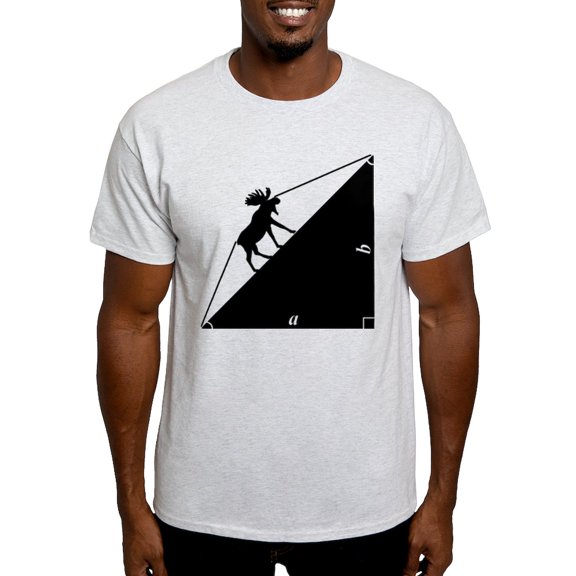 CafePress - Math Joke Hypotemoose Light T Shirt - Light T-Shirt - CP