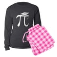 thumbnail image 1 of CafePress - Math Pi Graduate - Women's Long Sleeve Charcoal Gray Pajamas, 1 of 7