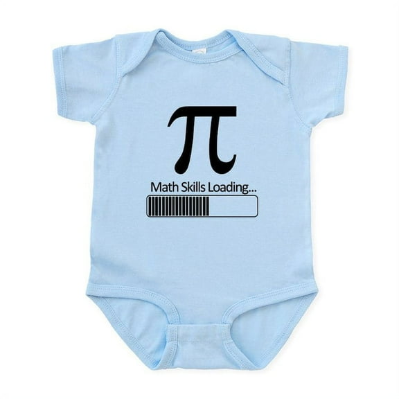 CafePress - Math Skills Loading Body Suit - Baby Light Bodysuit, Size Newborn - 24 Months